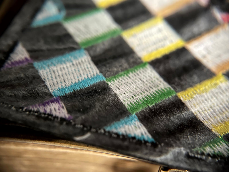 Pride-Schachbrett-Herz Patch