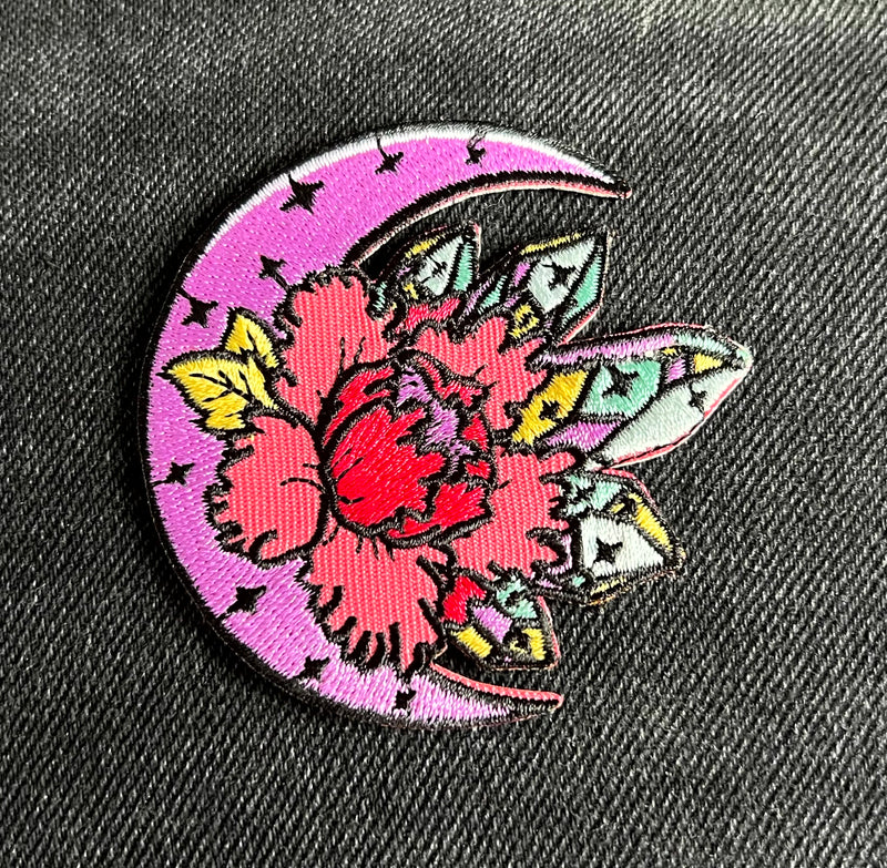 Crescent Crystal Moon Patch