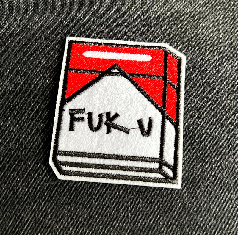 Fuk U Zigarettenschachtel Patch