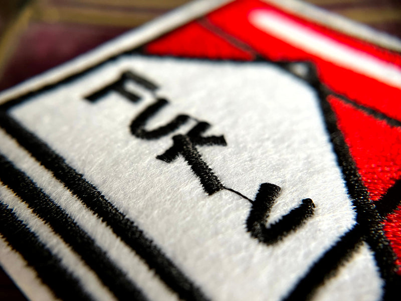 Fuk U Zigarettenschachtel Patch