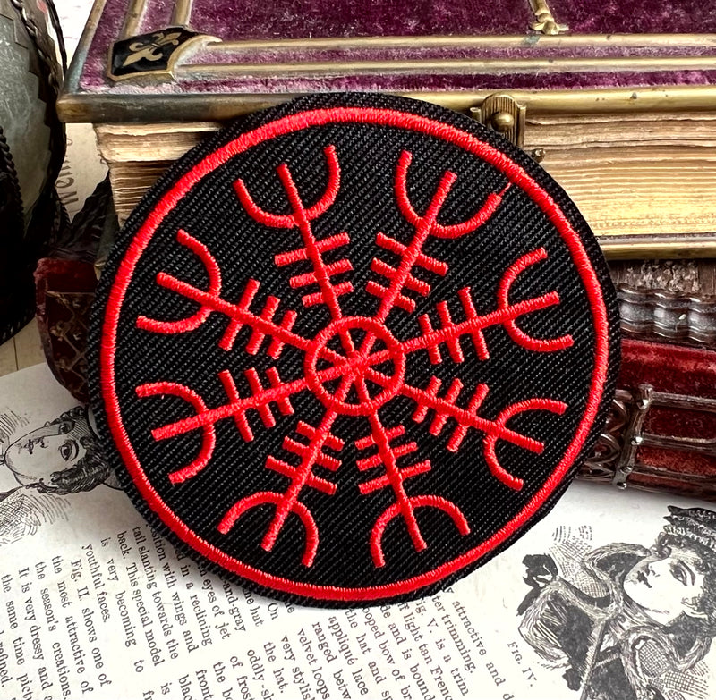 "Aegishjalmur" Viking Rune Patch