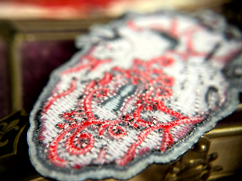 Anatomische Herz mit Schlüsselloch Patch