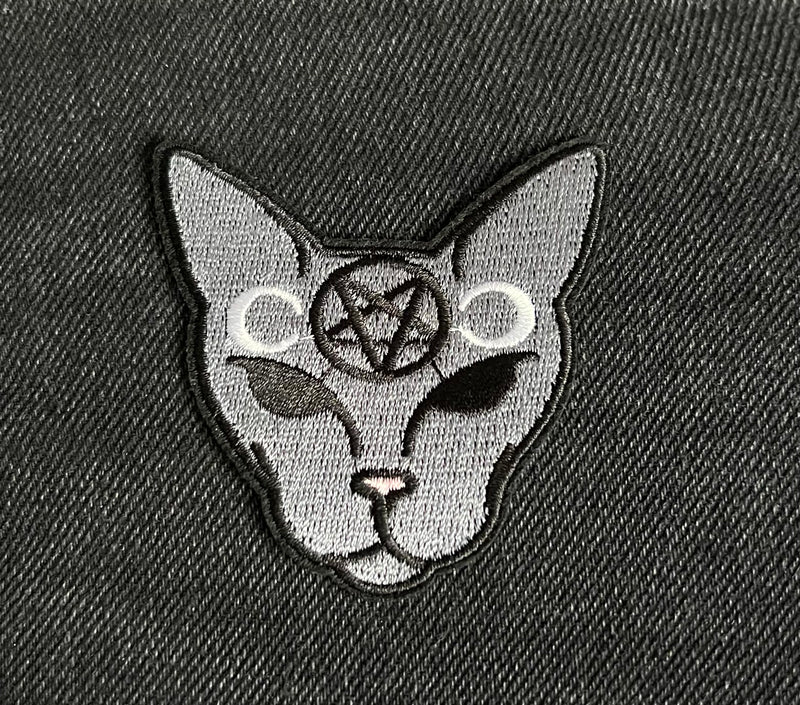 Mystischer Katzenkopf Patch