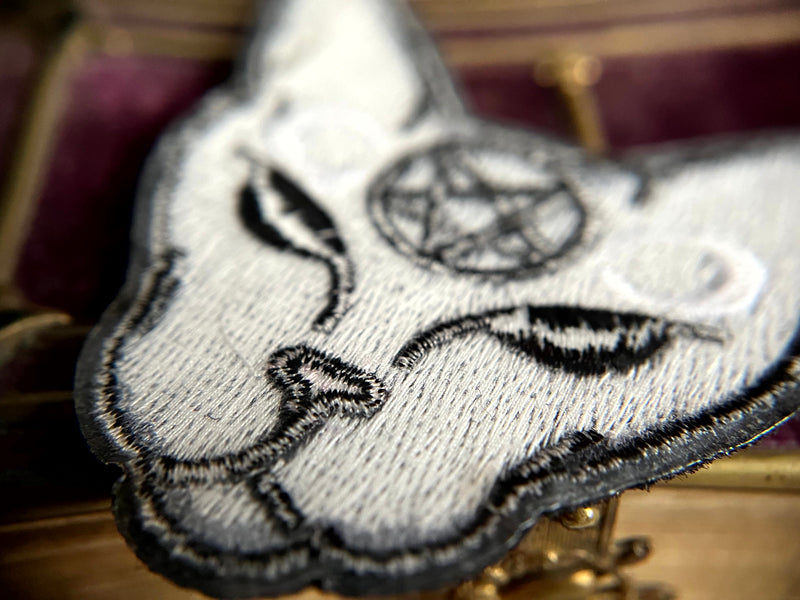 Mystischer Katzenkopf Patch