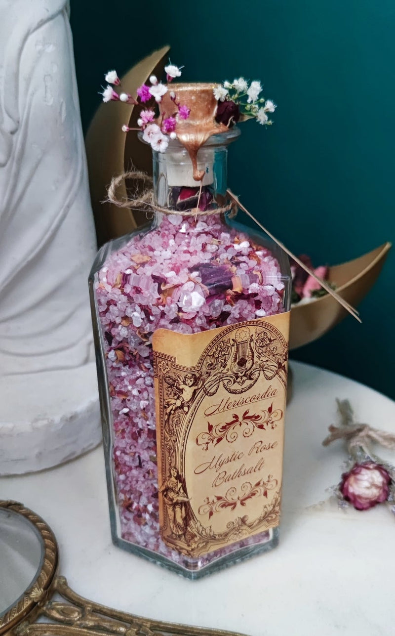 Badesalz mit Rosenduft „Mystic Rose Vegan (500ml)“