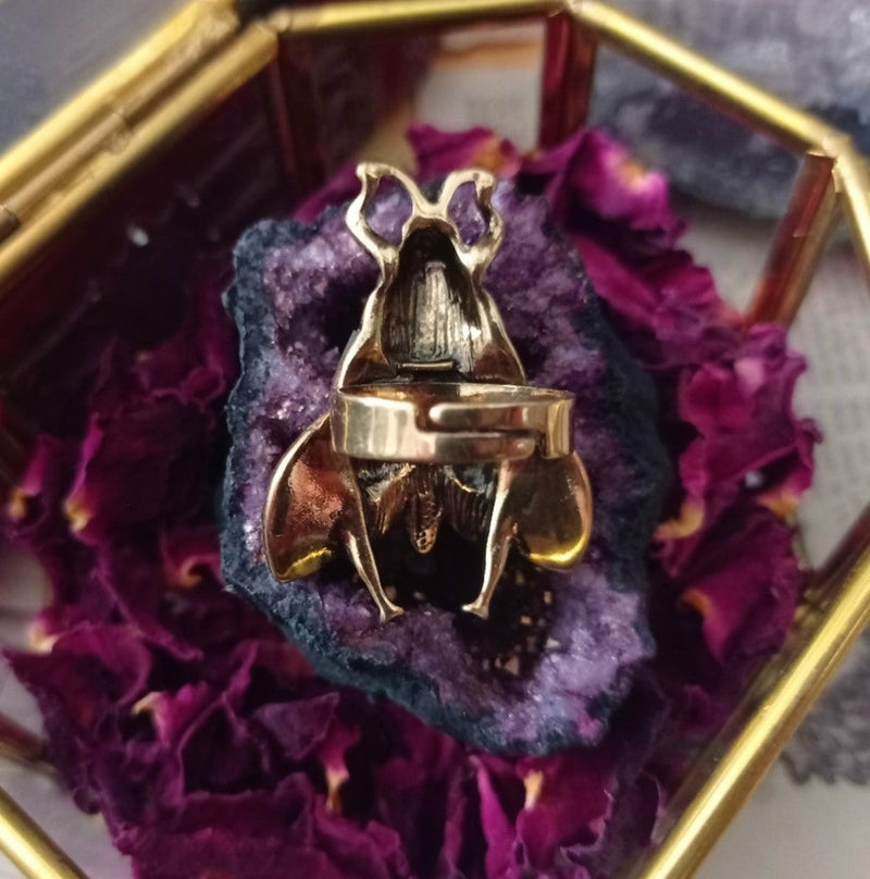 Totenkopf Käfer Ring