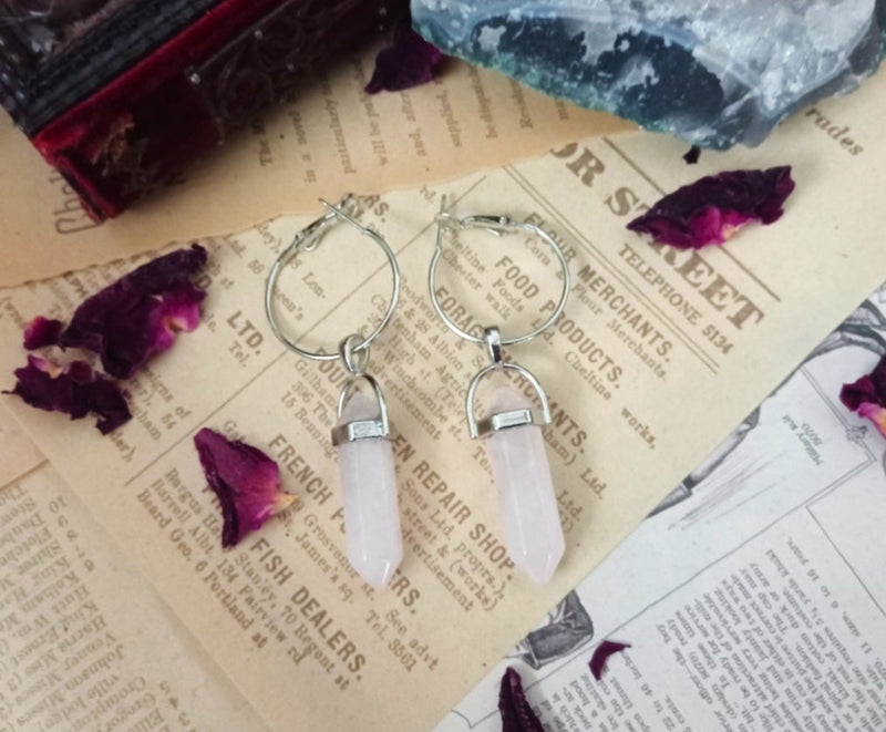 Rose Crystal Ohrringe