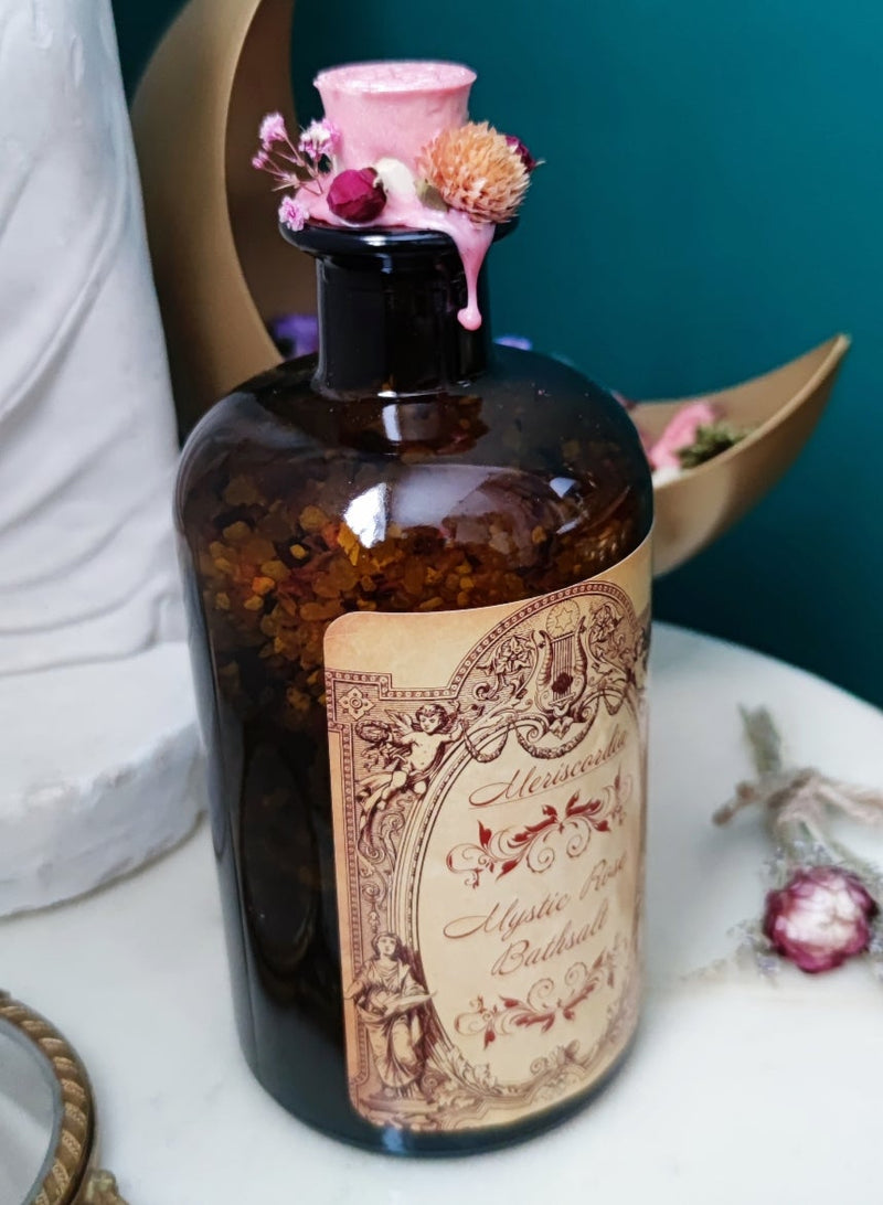 Badesalz Mystic Rose 500ml (Braun)