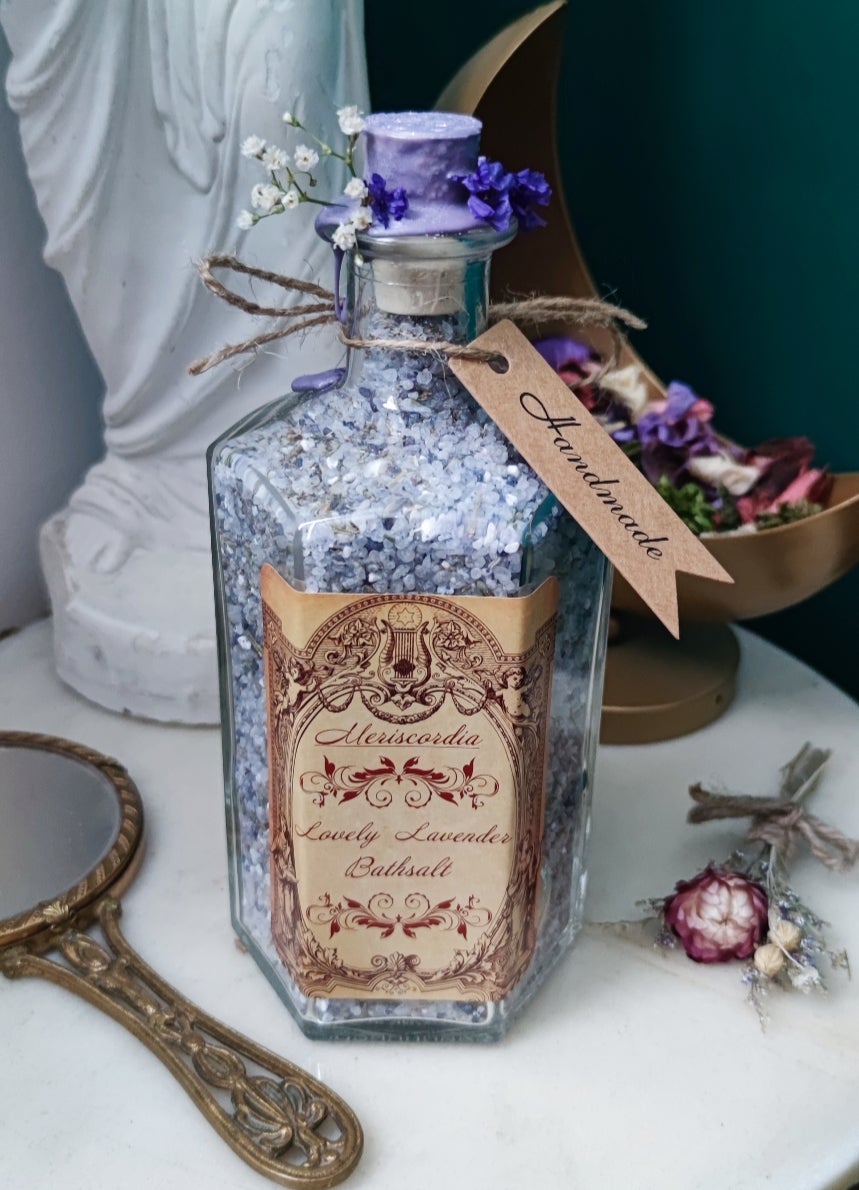 Badesalz mit Lavendelduft „Lovely Lavender“ Vegan (500ml)