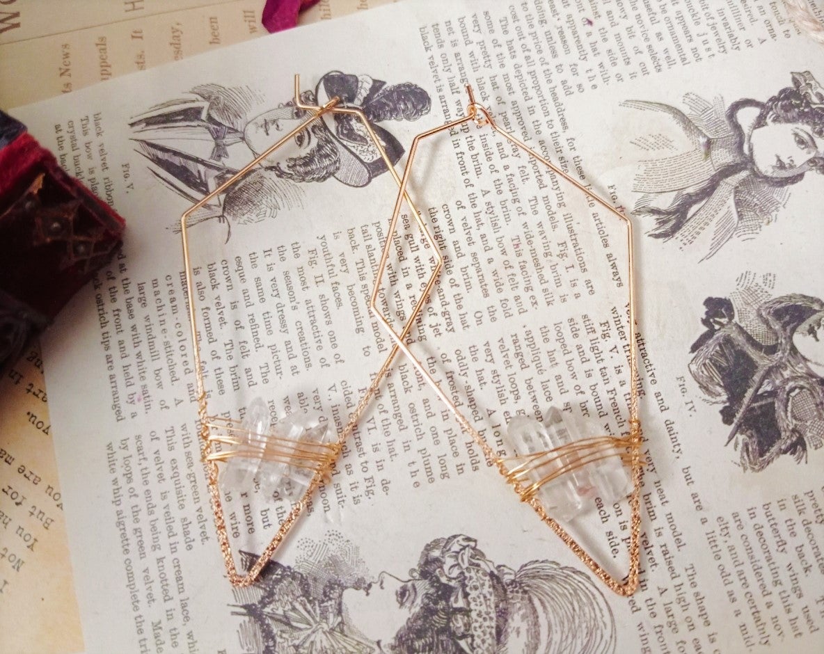Wicca Crystal Ohrringe