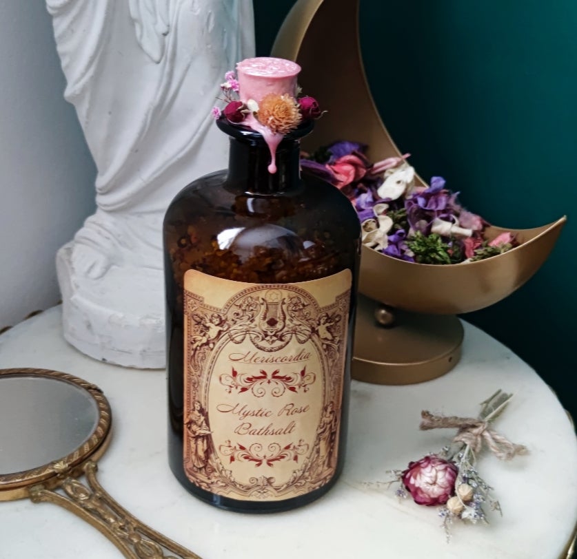 Badesalz Mystic Rose 500ml (Braun)