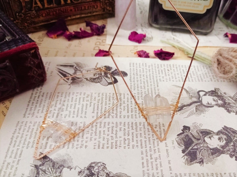 Wicca Crystal Ohrringe