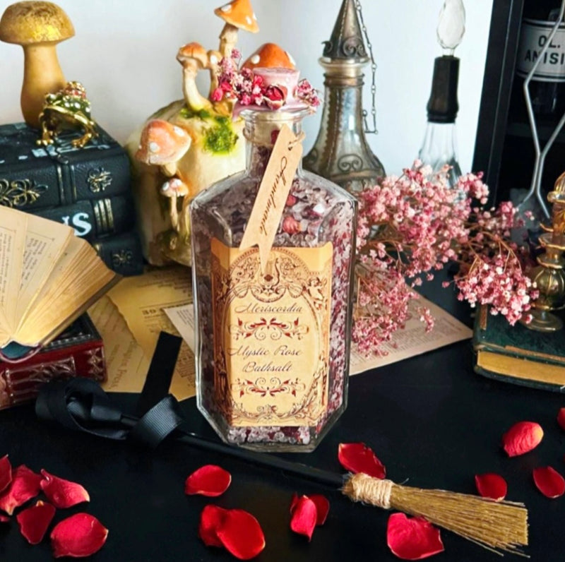 Badesalz mit Rosenduft „Mystic Rose Vegan (500ml)“