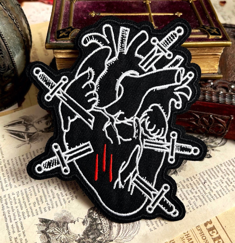 Mystic Sacred Heart Iron On Patch – Heart of a Thousand Wounds