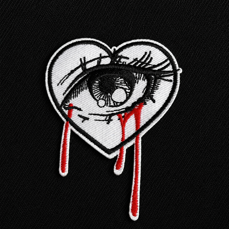 Heart of Silent Sorrows – Anime Eye Iron On Patch
