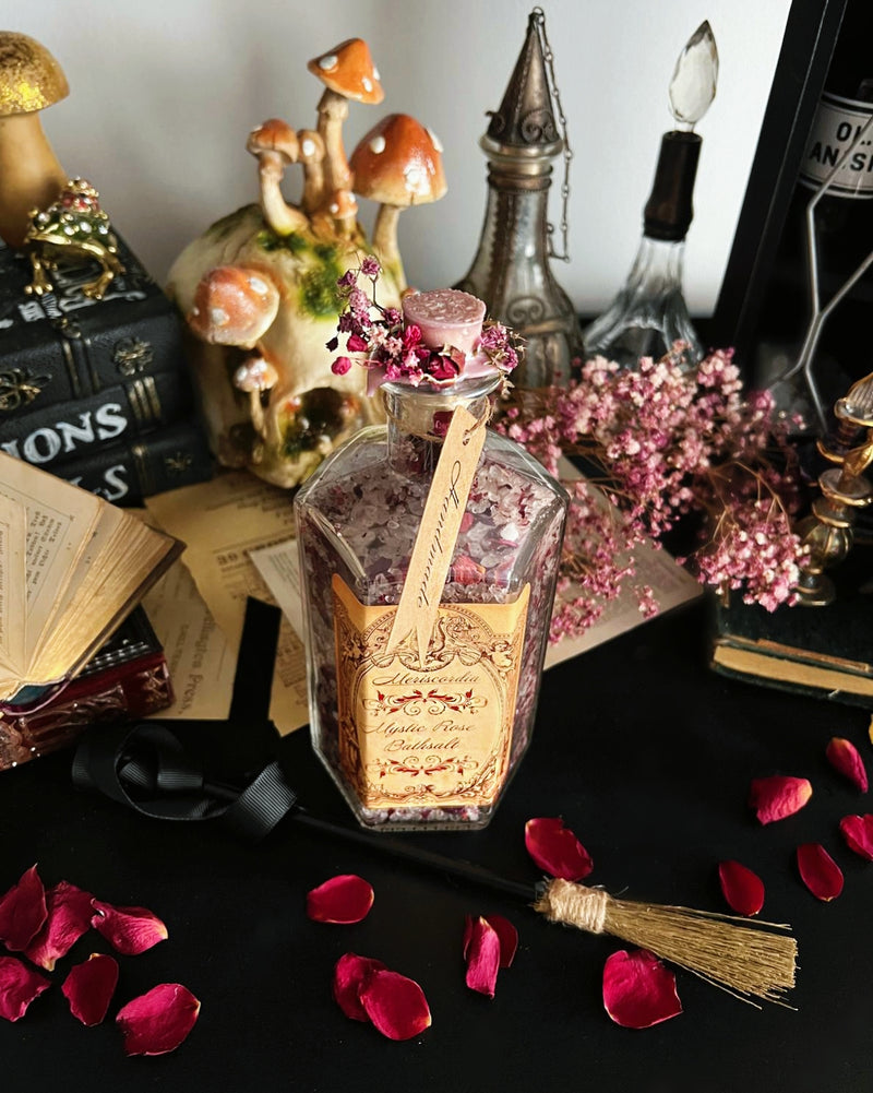 Badesalz mit Rosenduft „Mystic Rose Vegan (500ml)“