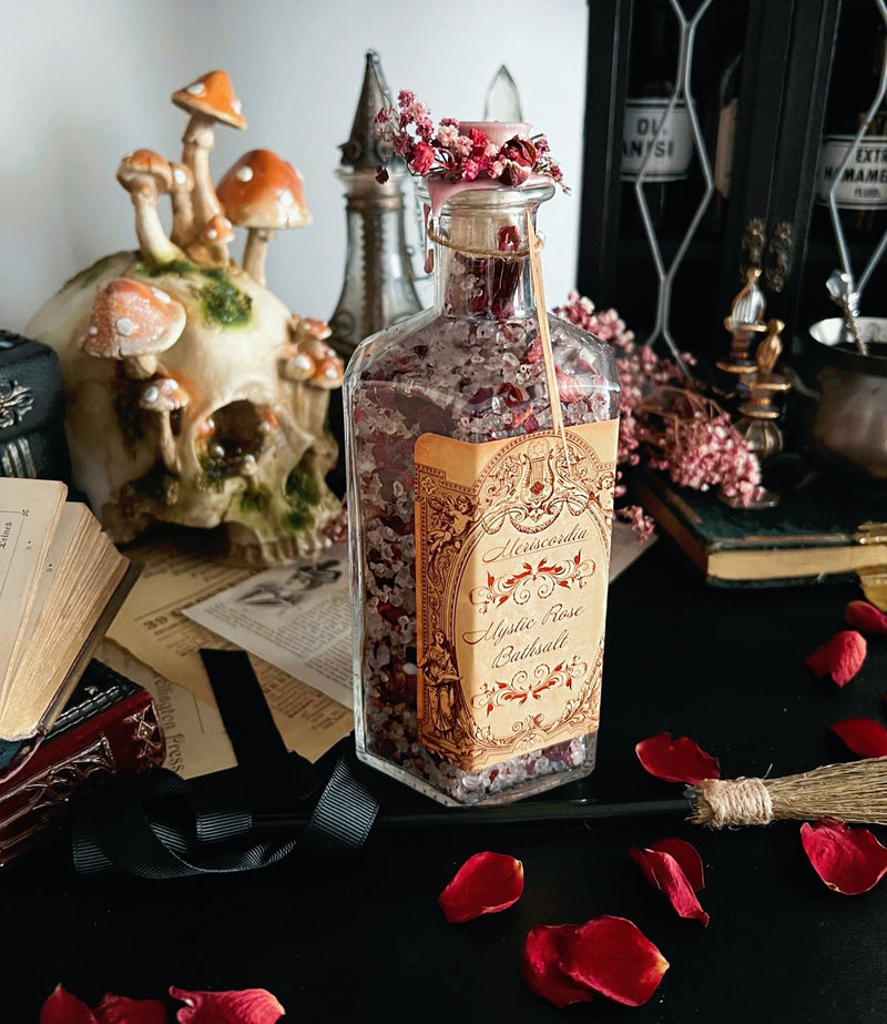 Badesalz mit Rosenduft „Mystic Rose Vegan (500ml)“