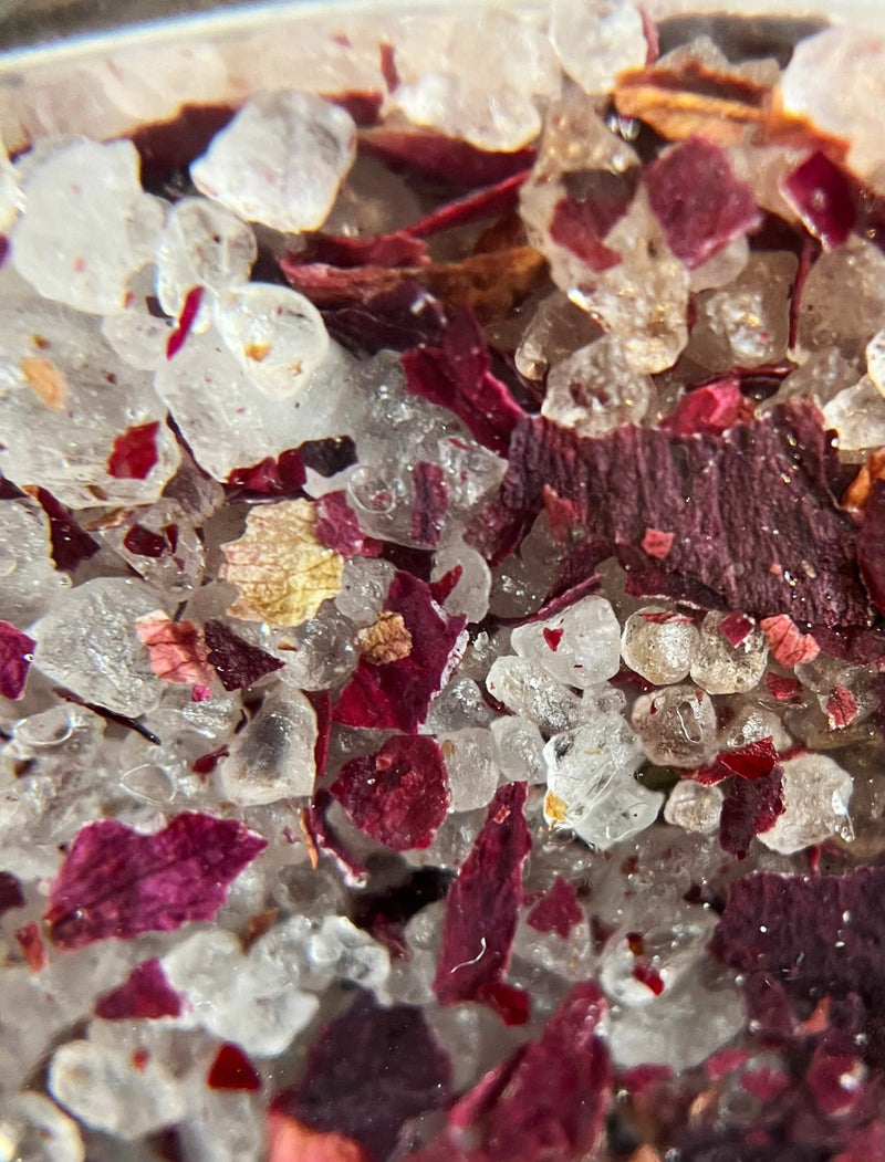 Badesalz mit Rosenduft „Mystic Rose Vegan (500ml)“