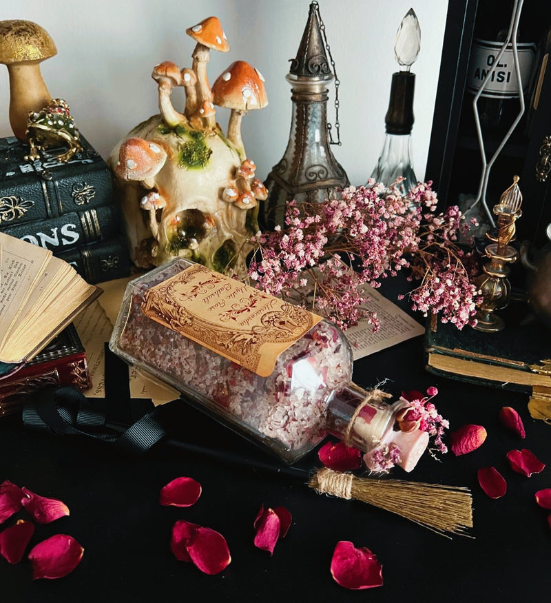 Badesalz mit Rosenduft „Mystic Rose Vegan (500ml)“