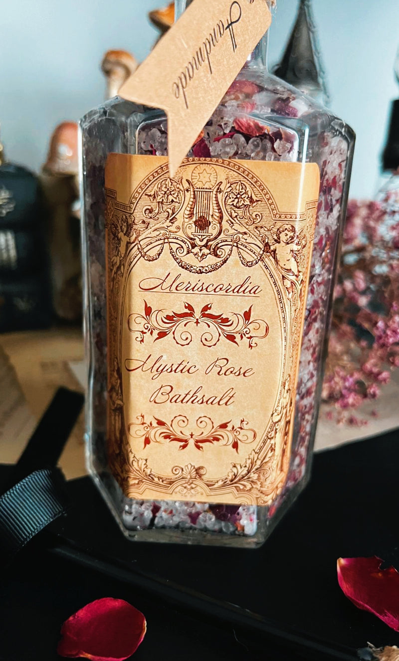 Badesalz mit Rosenduft „Mystic Rose Vegan (500ml)“