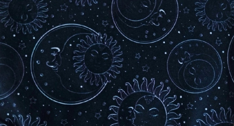 Celestial Sun & Moon Kosmetiktasche – Magische Aufbewahrung