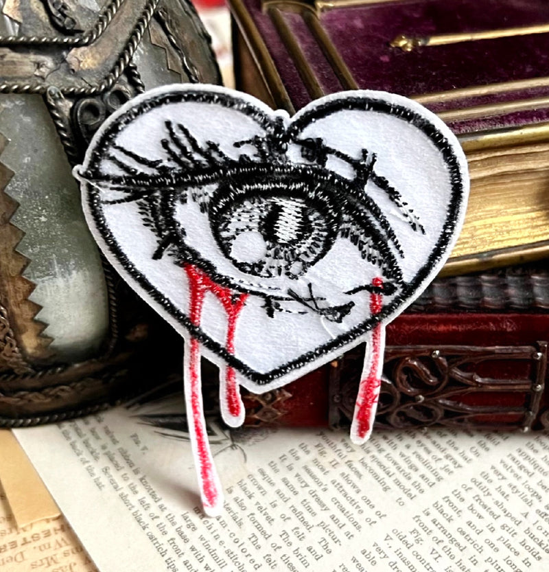 Heart of Silent Sorrows – Anime Eye Iron On Patch