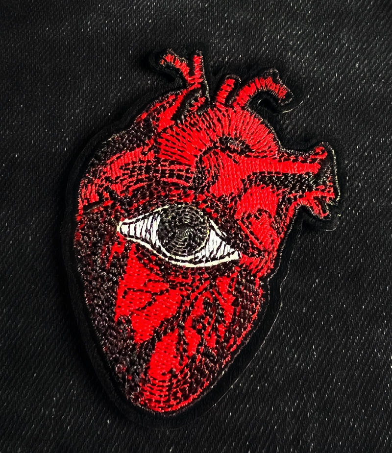 Mystic Anatomical Heart Eye Iron On Patch – Heart of Sight