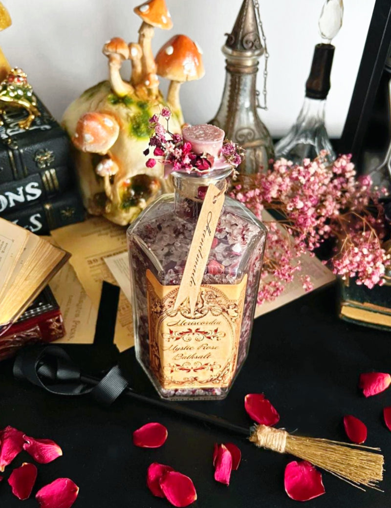 Badesalz mit Rosenduft „Mystic Rose Vegan (500ml)“