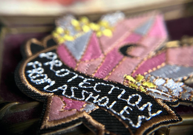Protection From Assholes Crystal Iron On Patch – Witchy Protection Charm