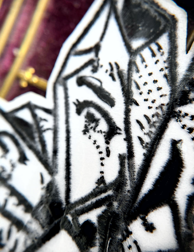 Crystal Tears Anime Style Iron On Patch