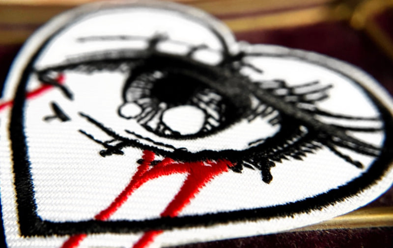 Heart of Silent Sorrows – Anime Eye Iron On Patch