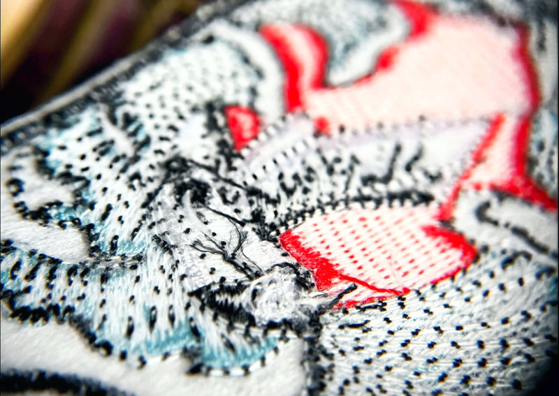 Mystic Ocean Heart Iron On Patch – Herz der Verlorenen Gezeiten