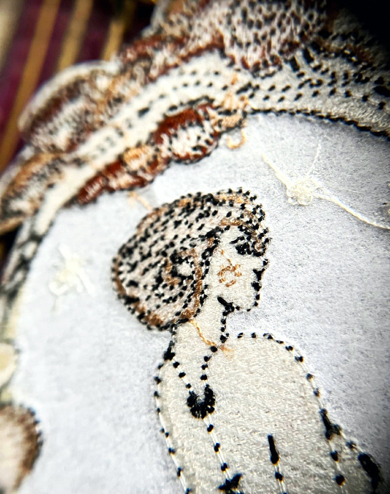 Mystic Celestial Moon Goddess Iron On Patch