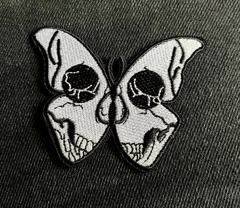 Skull Butterfly Patch