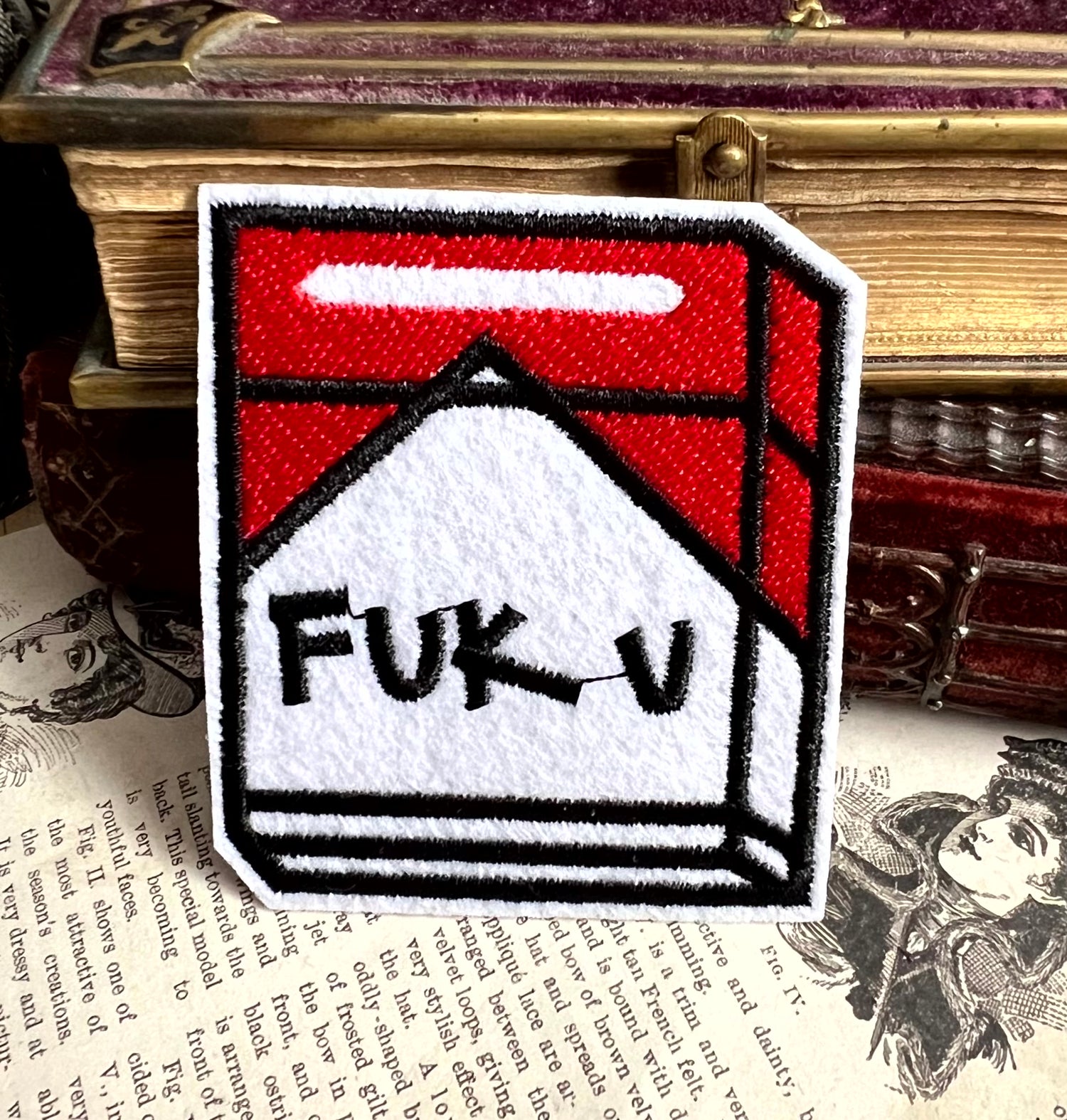 Fuk U Zigarettenschachtel Patch