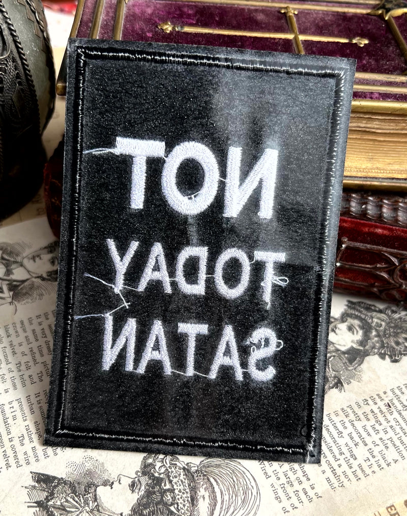 Not Today Satan Patch