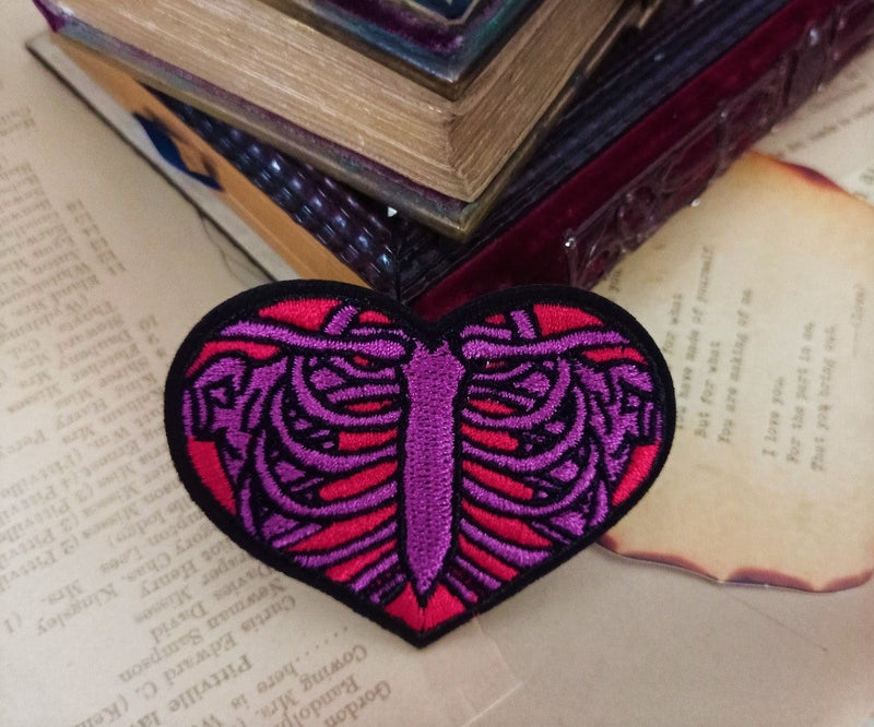 Ribcage Heart Patch / Aufnäher