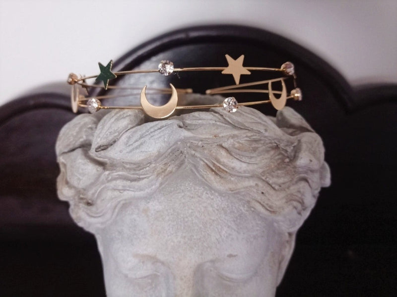Mond & Sterne Haarreif | Celestial Headpiece