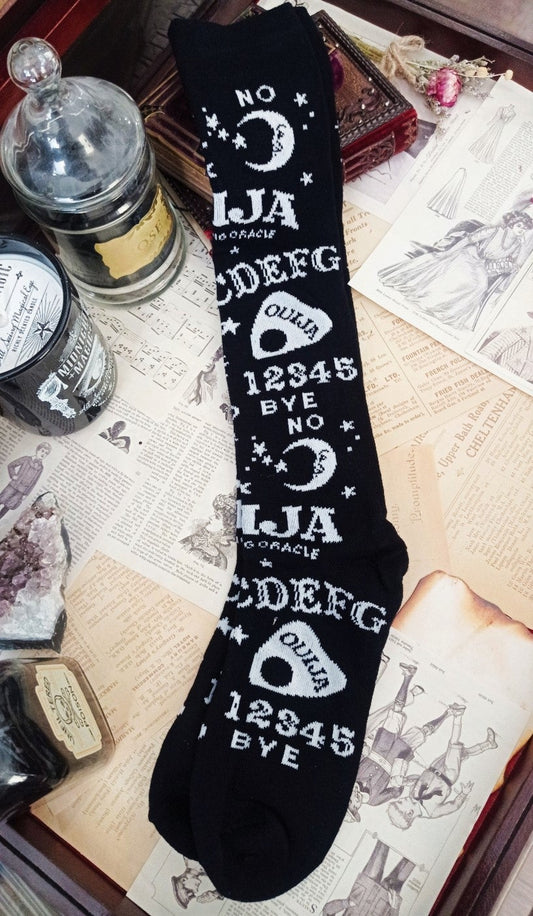 Ouija Spirit Board Overknee-Socken